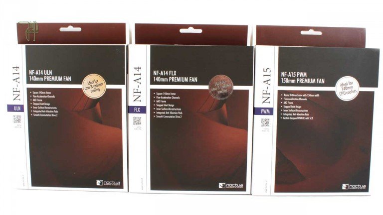 Trois ventilateurs Noctua chez Ginjfo