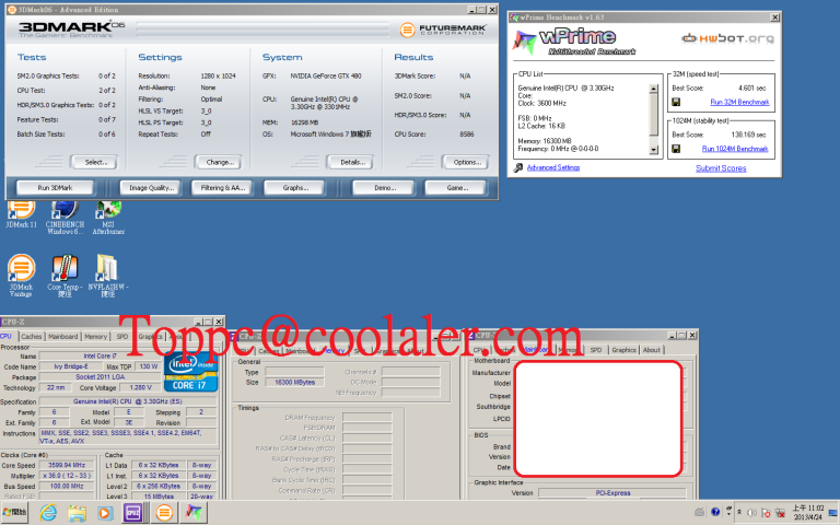 Premiers screens de l’Ivy Bridge-E 4960X !
