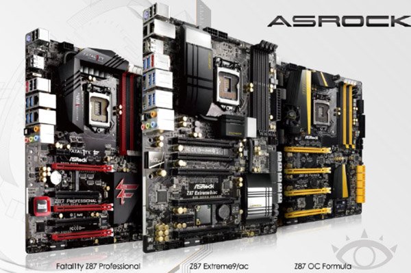 Au tour de Asrock : Z87 en photo !