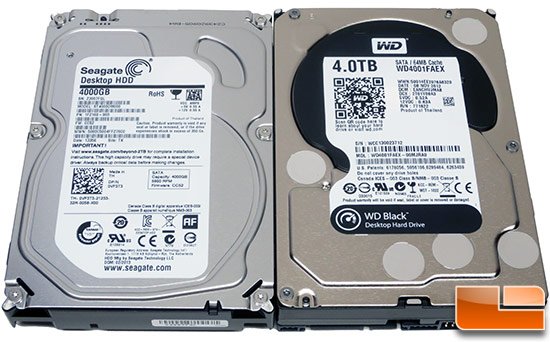 Un comparatif entre 2 HDD 4TO