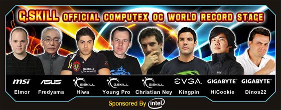 6 nouveaux WR pour G.Skill au Computex 2013