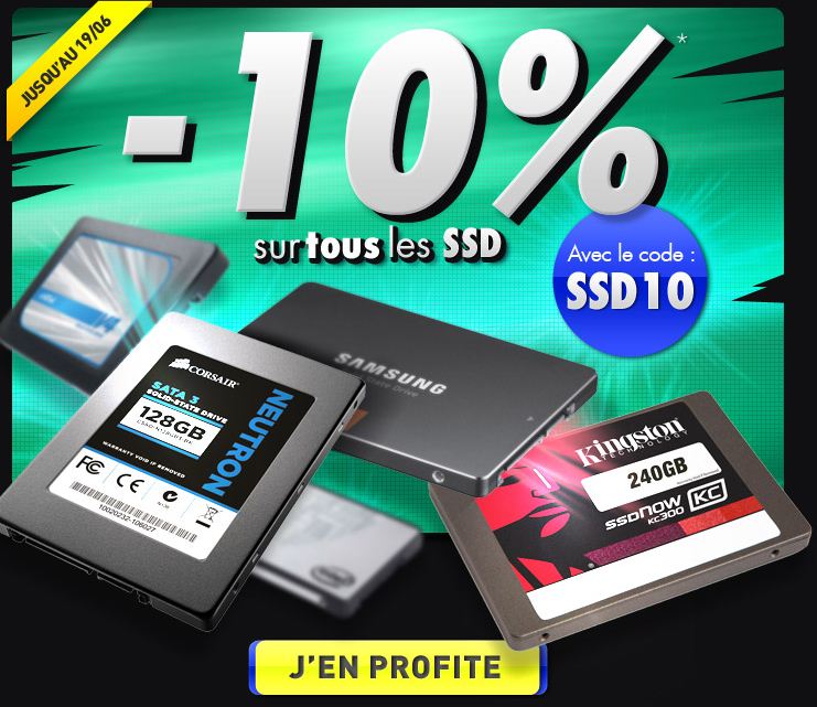 [Bon Plan] -10% sur les SDD !
