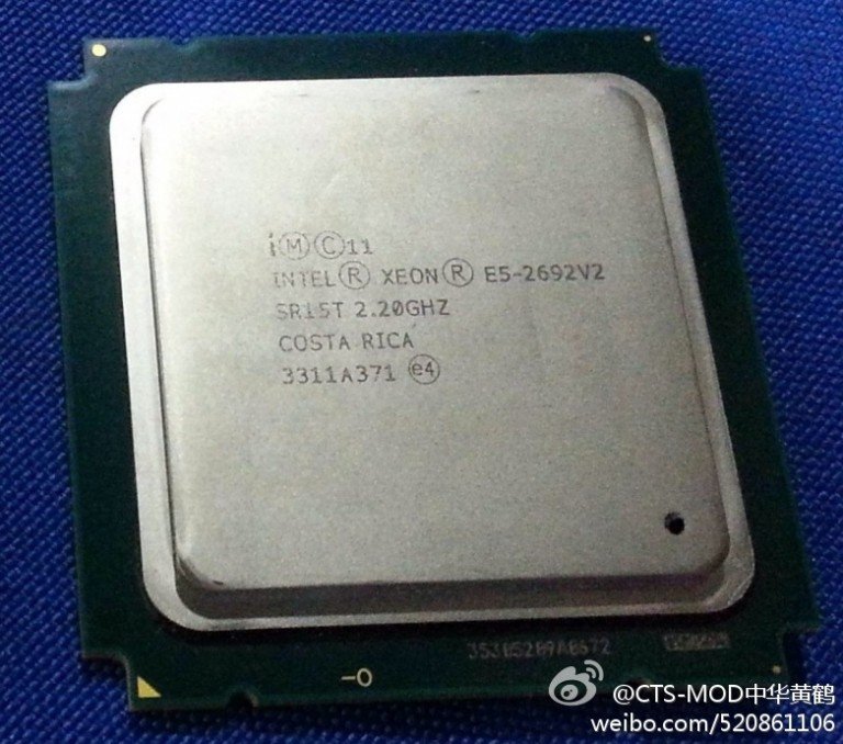 Des détails sur le Xeon E5-2692 V2
