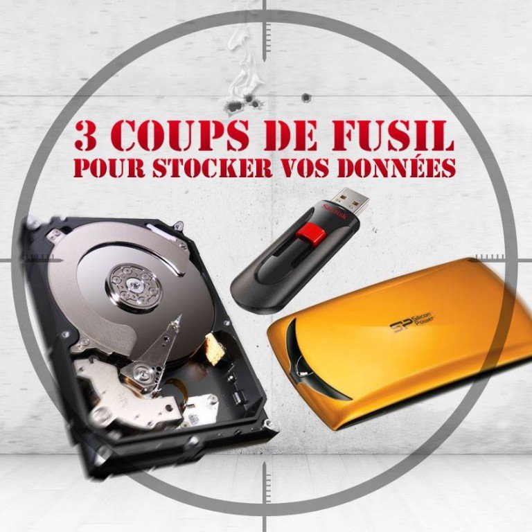 [Bonplan] HDD, HDD Externe et Clef USB