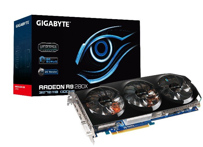 R9 280X/270X Overclock Edition de Gigabyte