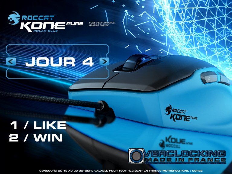 [CONCOURS] Jour 4 – ROCCAT Kone Pure Polar Blue