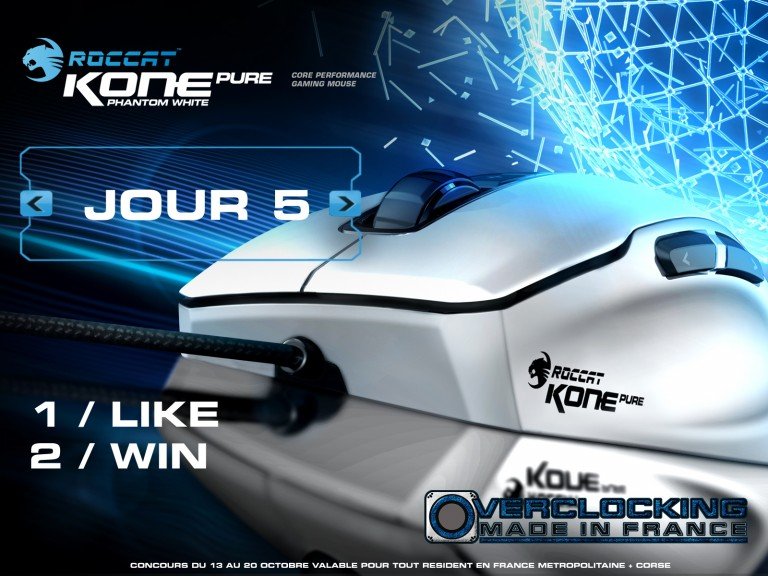 [CONCOURS] Jour 5 – ROCCAT Kone Pure Phantom White
