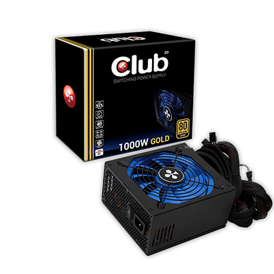 Club 3D : des alimentations 700 W et 1000 W Gold