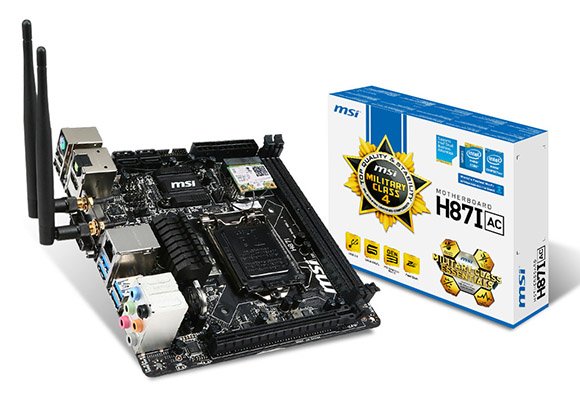 H87I AC, la carte mère mini-ITX de MSI