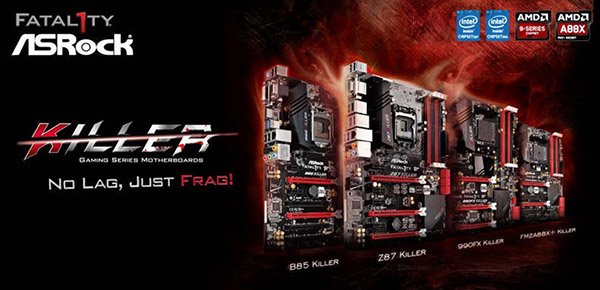 Quatre nouvelles cartes mères Killer chez ASRock