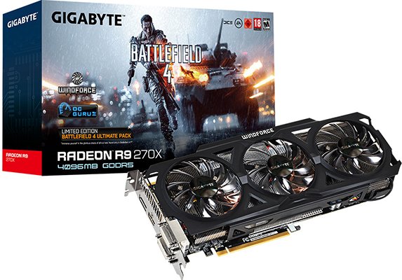 Deux versions R9 270X 4 Go chez Gigabyte