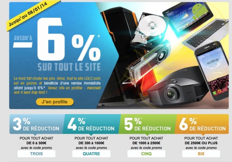 [Bon plan] Jusqu&rsquo;à -6% chez LDLC