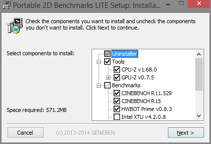[MAJ] Genieben&rsquo;s Portable Benchmarks 2D v1.2