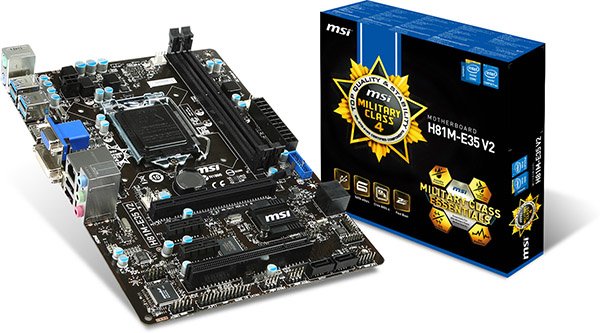De l&rsquo;entrée de gamme avec la MSI H81M-E35 V2