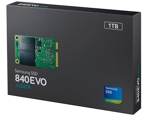 Le Samsung 840 EVO mSATA 1 To en précommande