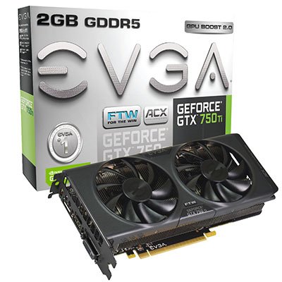 Cinq GTX 750 / 750 Ti chez EVGA