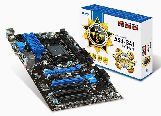 Du chipset A58 avec trois cartes FM2+ chez MSI