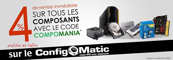 [Bon plan] – 4 % sur tous les composants chez Top Achat