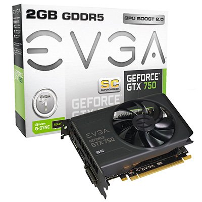 GTX 750 avec 2 Go de mémoire chez EVGA