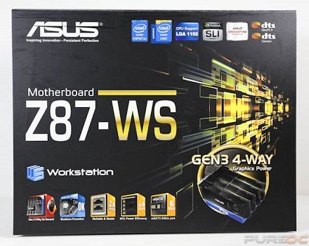 Asus Z87 WS chez PureOC