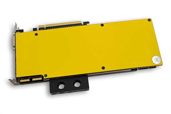 Des backplates EK-FC de couleur chez EK