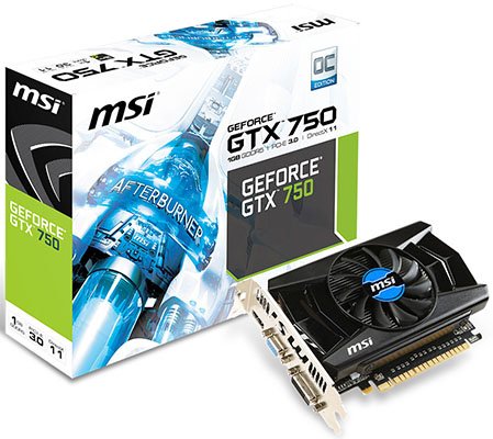 Une GTX 750 OC Edition chez MSI