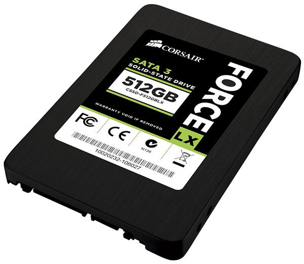 Un modèle 512 Go pour le Corsair Force LX