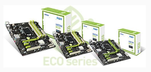 Cartes mères, MSI se la joue ECO