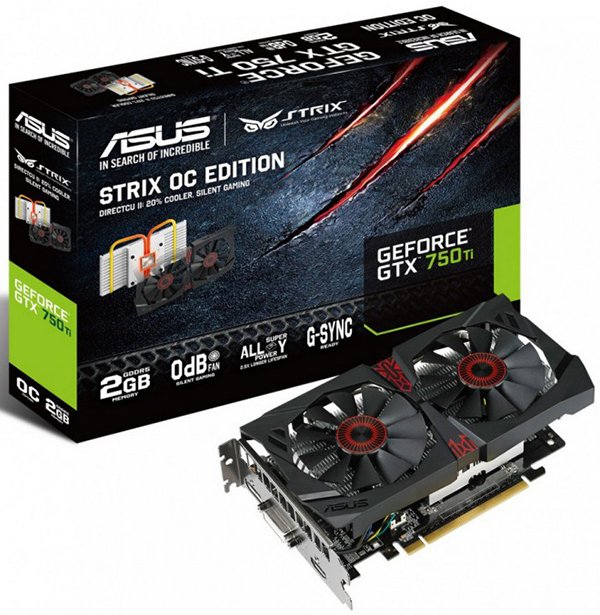 Une GTX 750 Ti en version Strix chez Asus