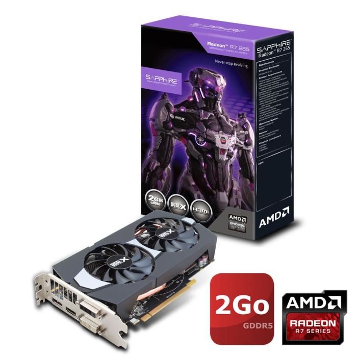 [Bon plan] Sapphire Radeon R7 265 2 Go à 89,99 €