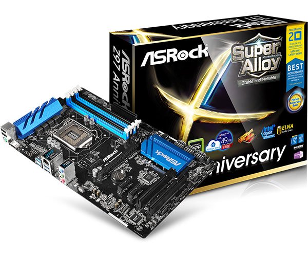 ASRock Z97 Anniversary en test chez…