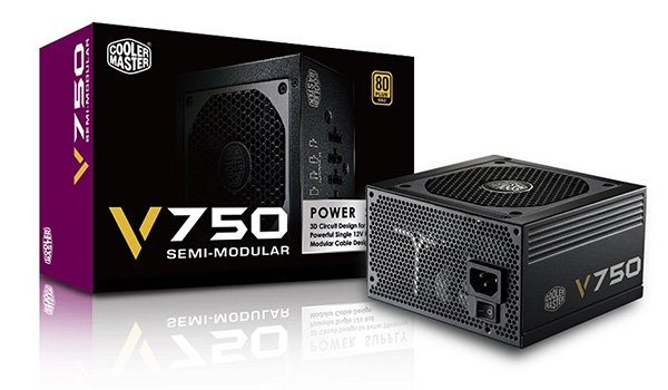 Une V 750 semi-modulaire de 750 W chez Cooler Master