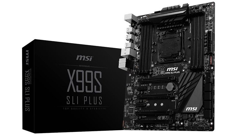 Premiere image de la X99S SLI Plus