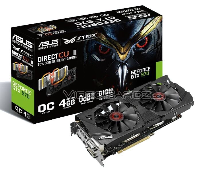 La GTX 970 s&rsquo;affiche en Strix chez Asus