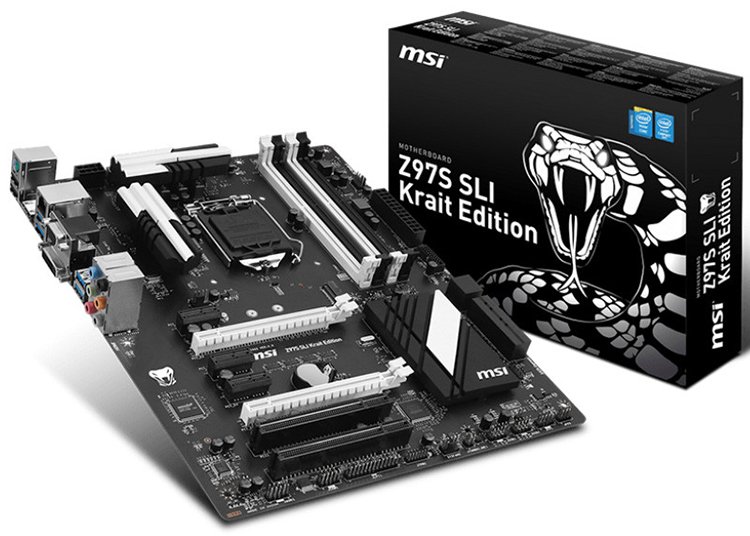 Blanc et noir pour une belle MSI Z97S SLI Krait Edition