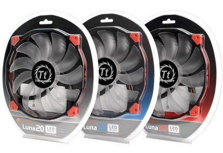 Luna 12, 14 et 20, les ventilateurs de Thermaltake