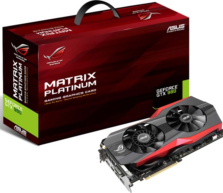 Asus sort la GTX 980 Matrix Platinum