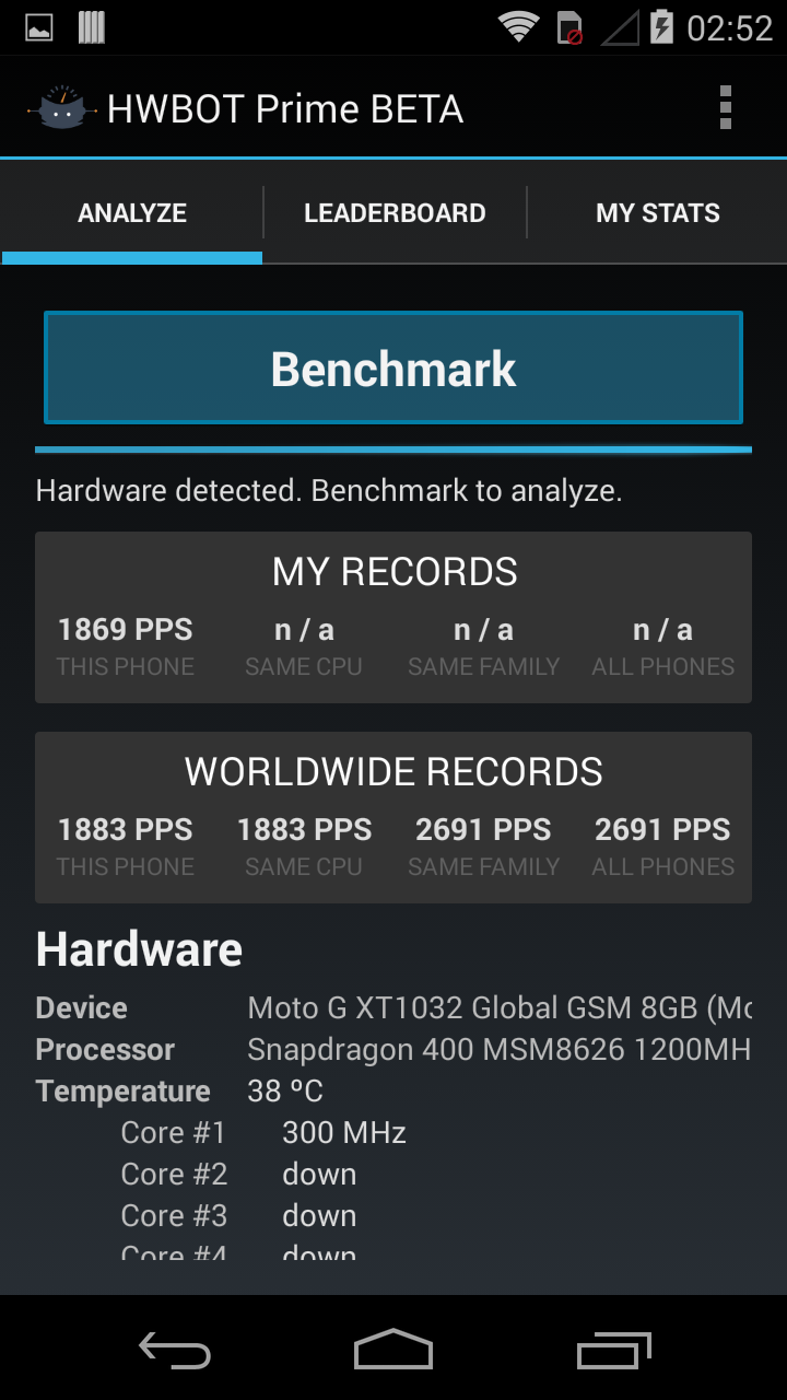 [MAJ] HWBot Prime sur Android passe en v1.1.0