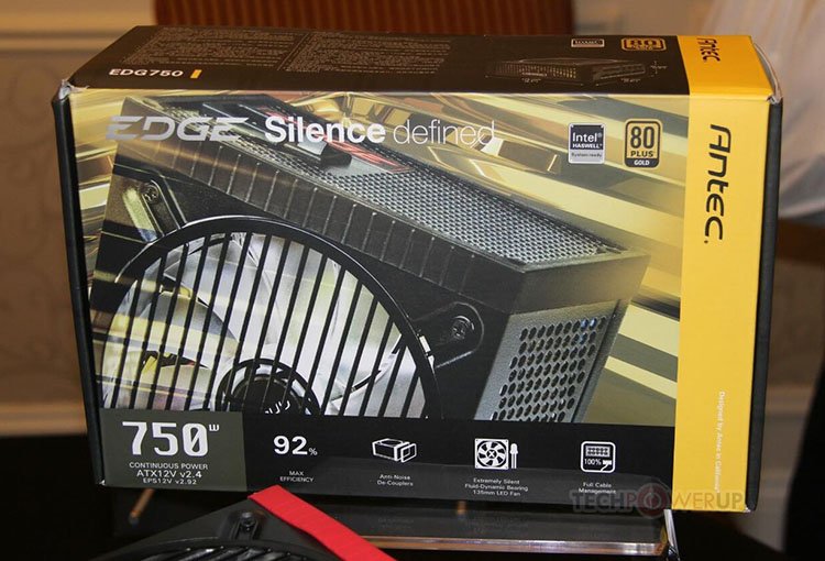 Antec 750 W Edge Silence, nouveau bloc Antec