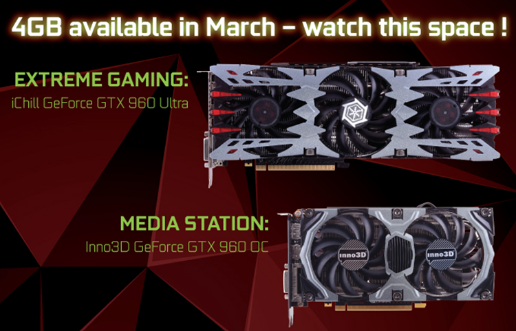 GTX 960, 2 Go en janvier, 4 Go en Mars ?