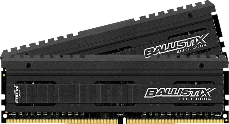 Disponibilité de la DDR4 Crucial Ballistix Elite