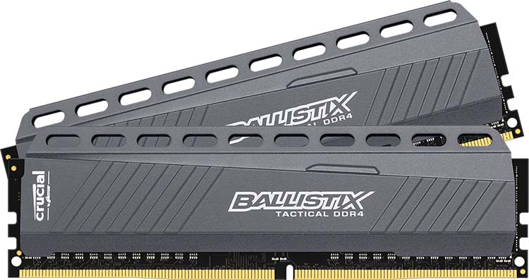 Crucial sort deux kits DDR4 Ballistix