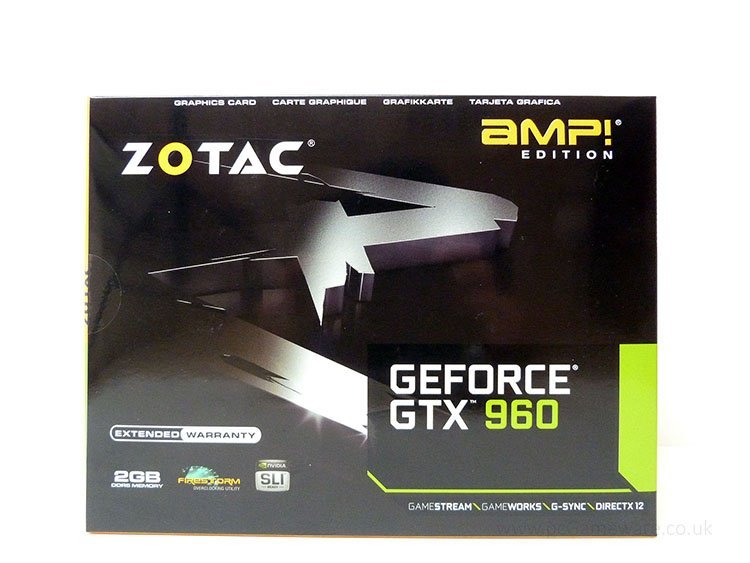 La Zotac GTX 960 AMP! toute en classe