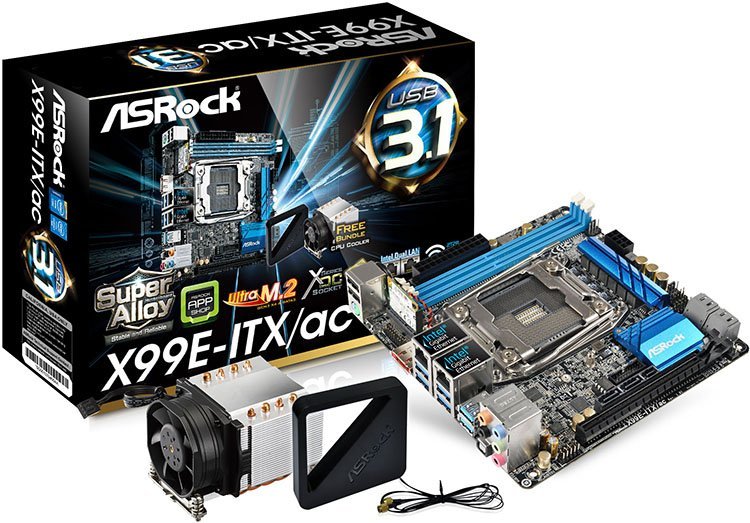 ASRock X99E-ITX/AC : du X99 en ITX !