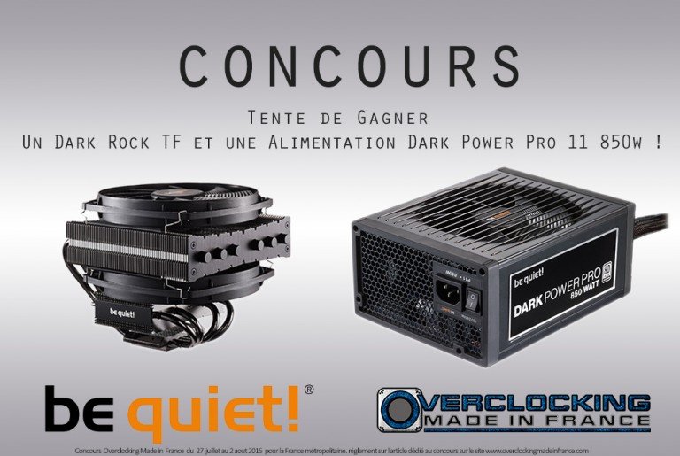 [Concours terminé] Dark Rock TF et Dark Power Pro 11 850W à gagner !