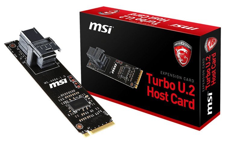 MSI Turbo U.2 : Un petit accessoire pour de gros débits
