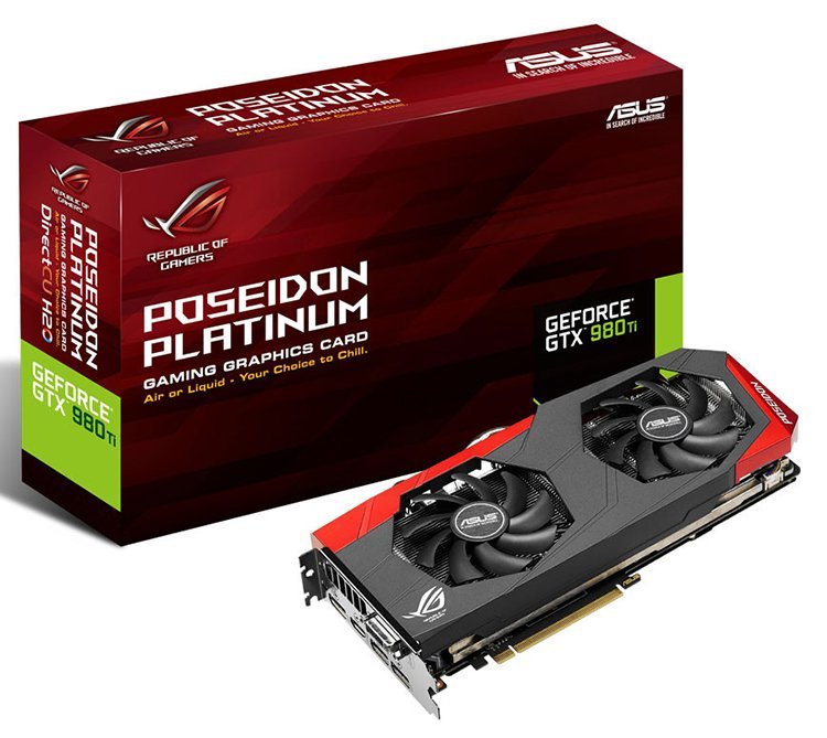 ASUS annonce officiellement sa GTX 980 Ti Poseidon