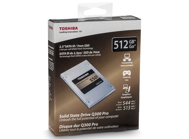 Toshiba annonce les SSD Q300 et Q300 Pro