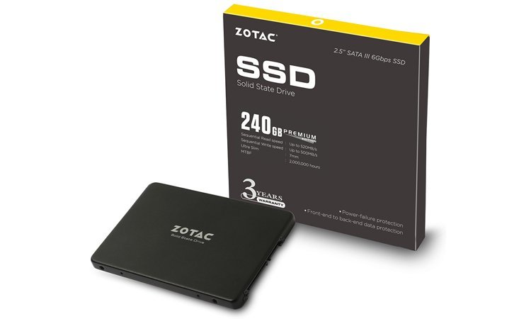 Zotac annonce ses SSD Premium !