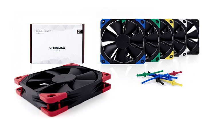 Noctua personnalise vos ventilos grâce aux accessoires Chromax !